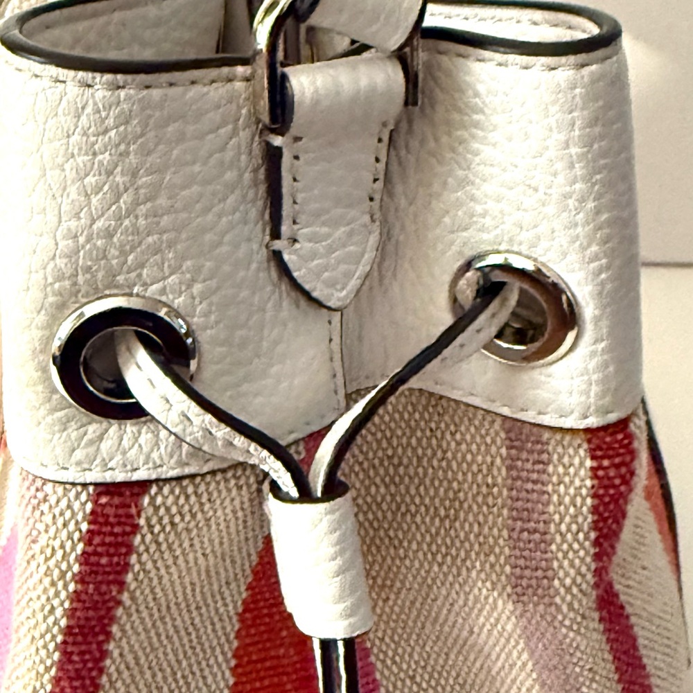 Kate Spade Striped Bucket Bag - Picture 7 of 9